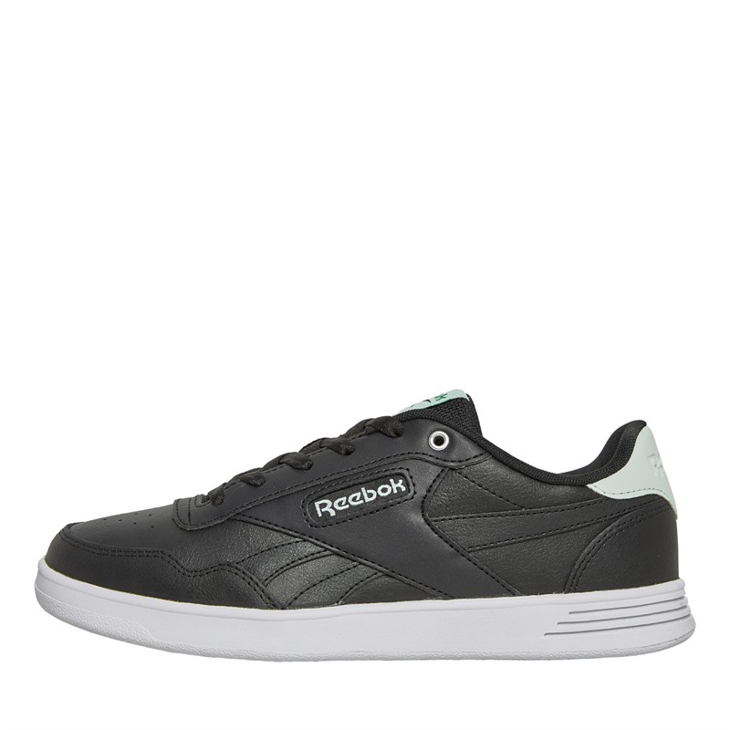 Reebok Classics Womens Reebok Court Advance Trainers Core Black/Aqu Dust/Sport Green