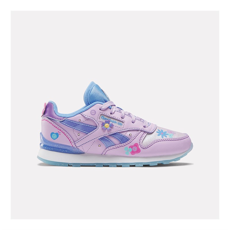 Buy Reebok Classics Girls X My Little Pony Izzy Classic Leather Step N Flash Trainers Moonglow Purple Crystal Blue