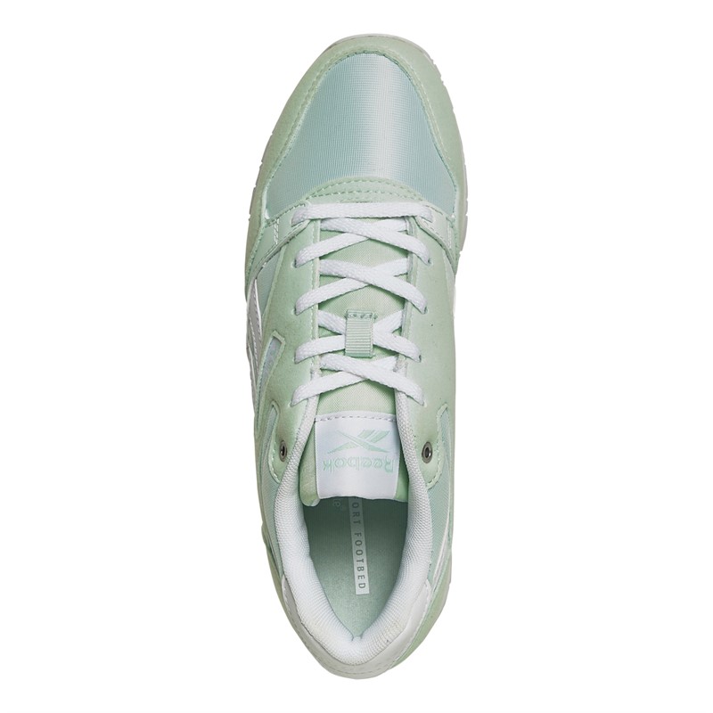 Reebok Classics Womens Reebok Ultra Flash Trainers Aqua Dust/White/White