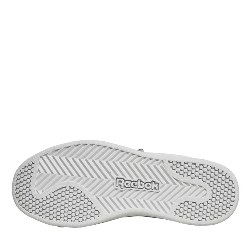 Reebok Classics Girls Reebok Royal Complete Clean 2.0 ALT Strap Trainers White/Silver Metallic/Digital Blue