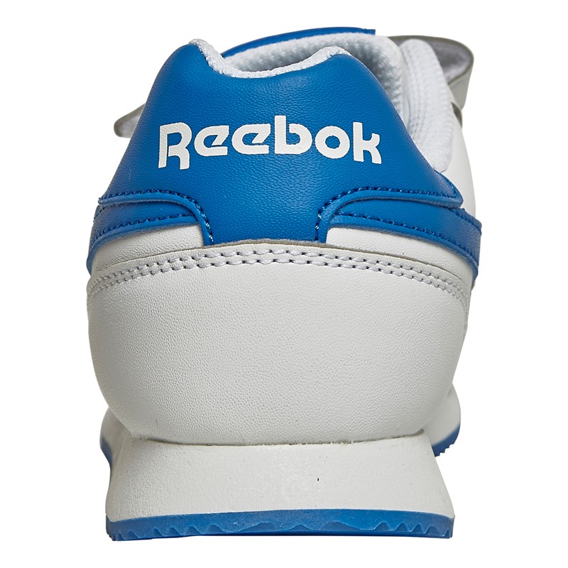 Reebok Classics Kids Reebok Royal Classic Jogger 3.0 ALT 1V Trainers White/Kinetic Blue/Kinetic Blue