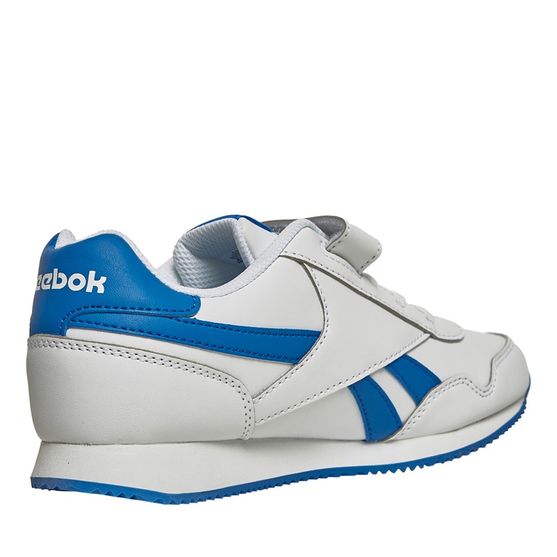 Reebok Classics Kids Reebok Royal Classic Jogger 3.0 ALT 1V Trainers White/Kinetic Blue/Kinetic Blue