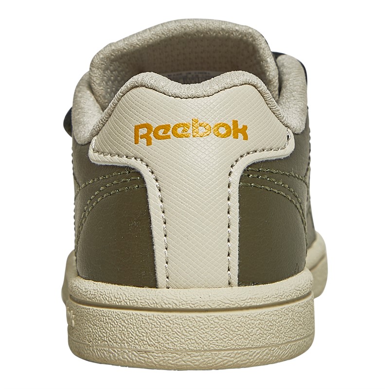 Reebok Classics Infant Kids Reebok Royal Complete Clean 2.0 2v Trainers Army Green/Classic Yellow/Bone