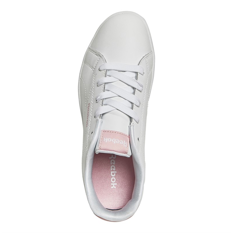 Reebok Classics Junior Girls Reebok Royal Complete Clean 2.0 Trainers White/Pink Glow/White