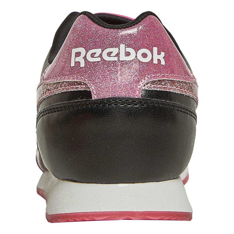 Reebok Classics Junior Girls Reebok Royal Classic Jogger 3.0 Trainers Black/True Pink/White