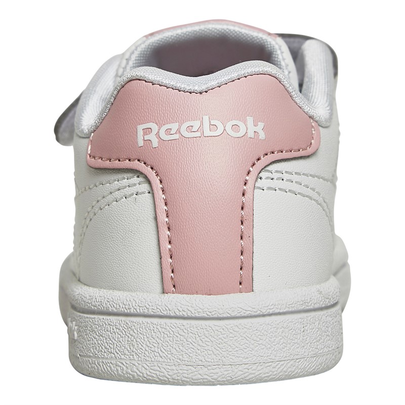 Reebok Classics Infant Girls Reebok Royal Complete Clean 2.0 2V Trainers White/Pink Glow/White