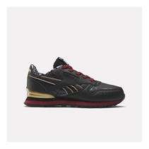 Reebok Classics Kids X Hot Wheels Twin Mill Classic Leather Step N Flash Trainers Black/Coal/Red