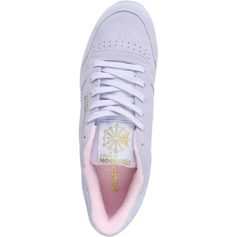 reebok classic metallic pink