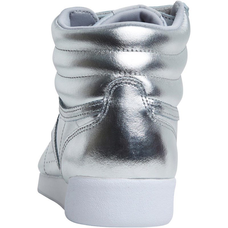 reebok silver trainers