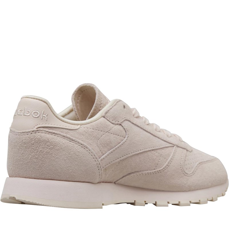 reebok pink leather trainers