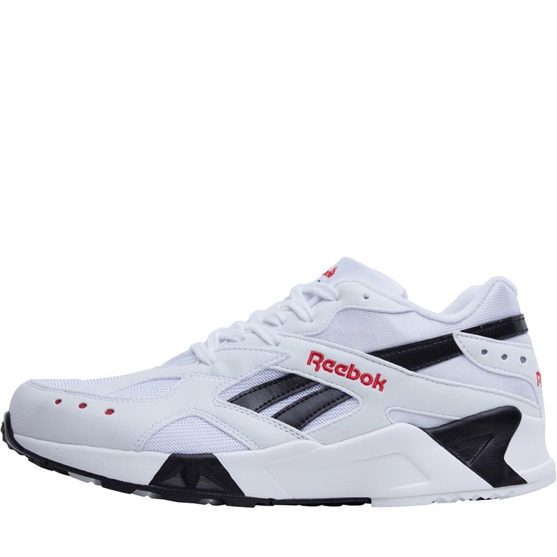 reebok aztrek trainers in white