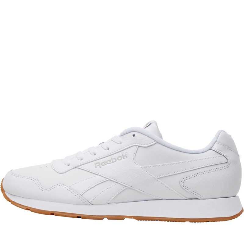 Buy Reebok Classics Mens Royal Glide Trainers White/Steel/Gum