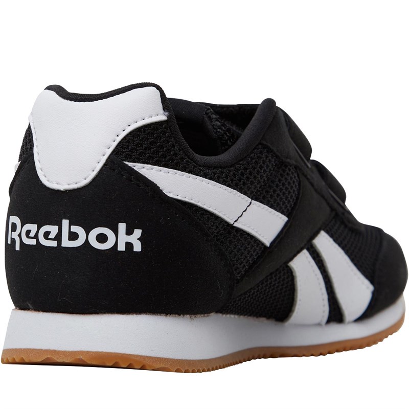 reebok black white gum