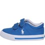 Ralph Lauren Infant Elmwood EZ Trainers Blue Canvas/White PP