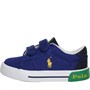 Ralph Lauren Infant Graftyn EZ Trainers Royal Canvas/Navy/Green/ Yellow PP