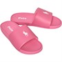 Ralph Lauren Junior Cayson Sliders Baja Pink Smooth/Baja Pink W/White PP