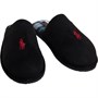 Ralph Lauren Mens Klarence Mule Slippers Black/Red PP