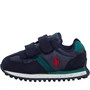 Ralph Lauren Infant Boys Weymouth EZ Trainers Navy Nylon/Microsuede/Dark