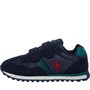 Ralph Lauren Junior Weymouth EZ Trainers Navy Nylon/Microsuede/Dark