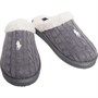 Ralph Lauren Womens Kayleigh Knit Scuff Slippers Charcoal