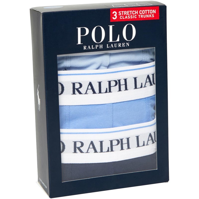 Ralph Lauren Boxers Trunks Homme Bleu Multicolore