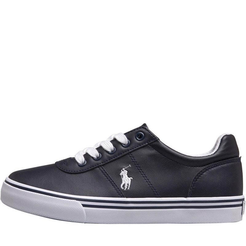 ralph lauren hanford canvas trainers navy
