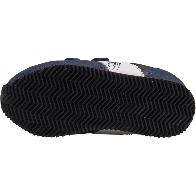 Buy Ralph Lauren Infant Big Pony Jogger Trainers Navy Nylon/Microsuede