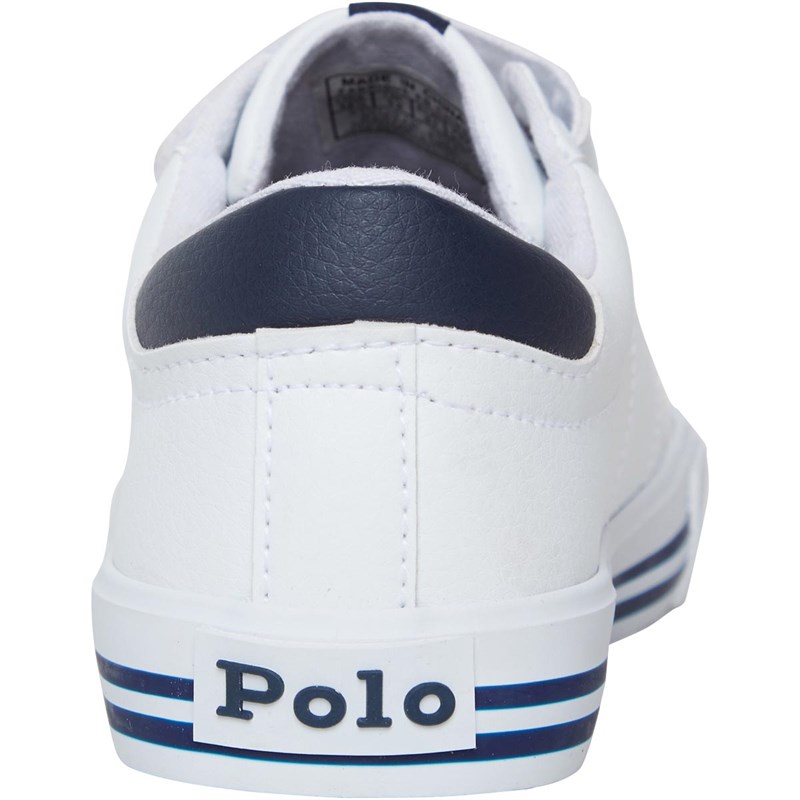 childrens white velcro trainers