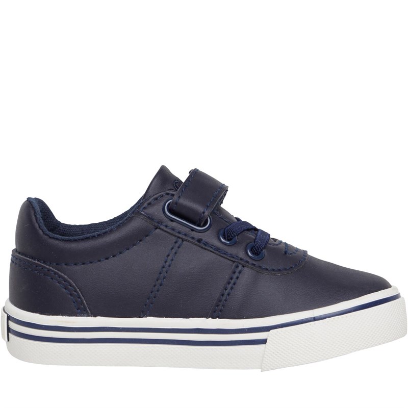 Buy Ralph Lauren Junior Hanford PS Trainers Navy Smooth