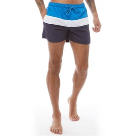 Fred Boston Heren Colour Block Zwemshort Marineblauw fred boston kopen in de aanbieding