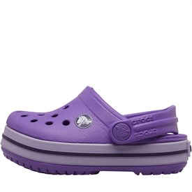 Crocs Meisjes Crocband Clog Sandalen Paars crocs kopen in de aanbieding
