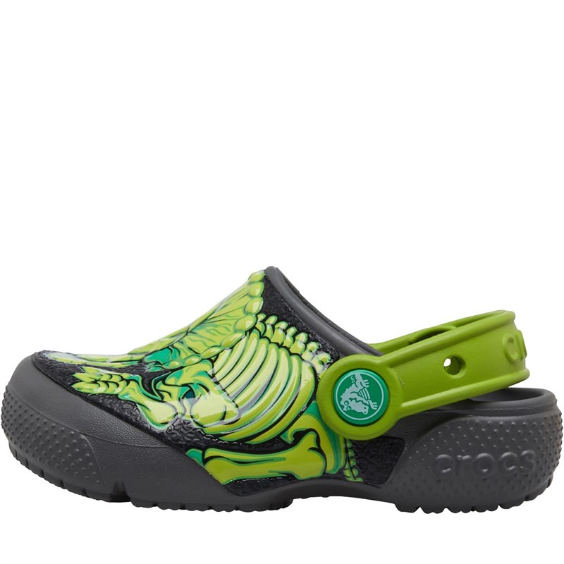 Crocs Kleinkind Jungen Fun Lab Clog Sandalen Anthrazit-Grau