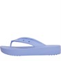 Crocs Womens Classic Platform Flip Flops Moon Jelly