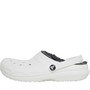 Crocs Kids Classic Lined Clogs White/Grey