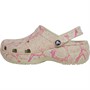 Crocs Womens Classic Platform Clogs Bone/Multi