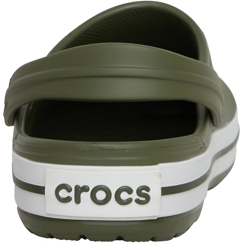 Khaki best sale green crocs