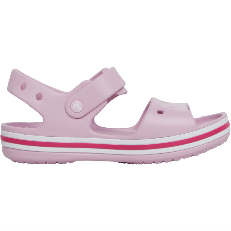 Crocs Girls Bayaband Sandals Ballerina Pink/Candy Pink