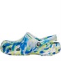 Crocs Junior Classic Clogs White/Bright Cobalt