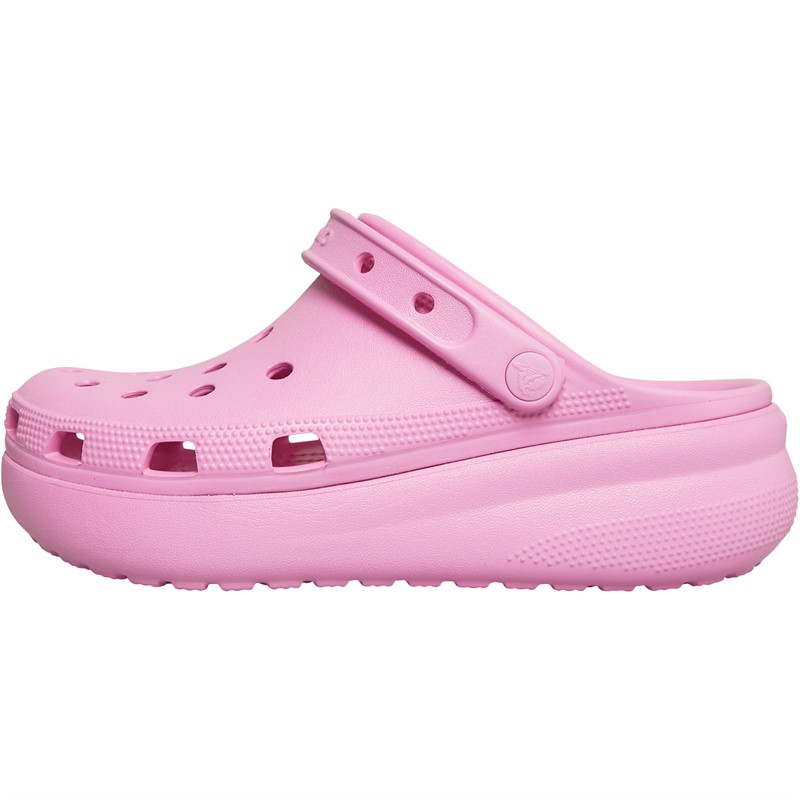 Buy Crocs Junior Cutie Crush Clogs Taffy Pink