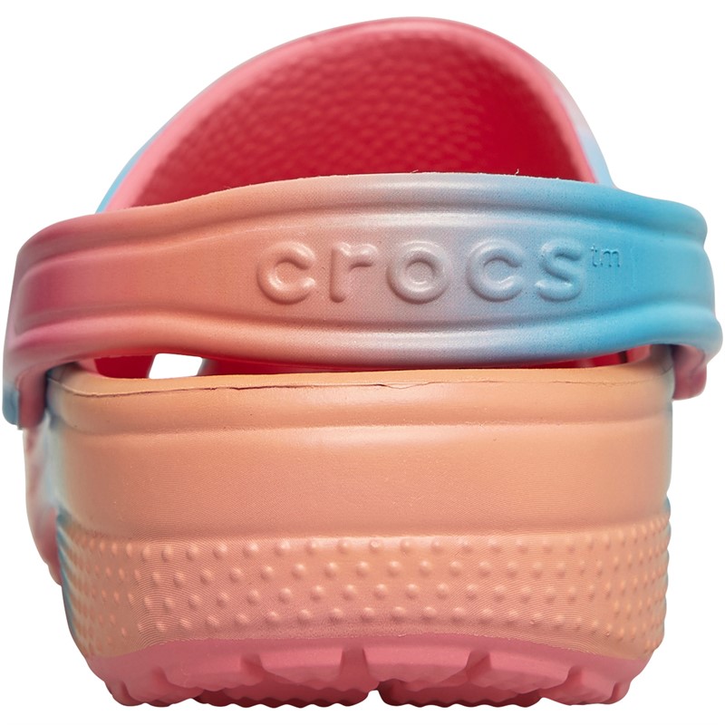 Crocs Junior Classic Colour Dip Clogs Hyper Pink/Multi