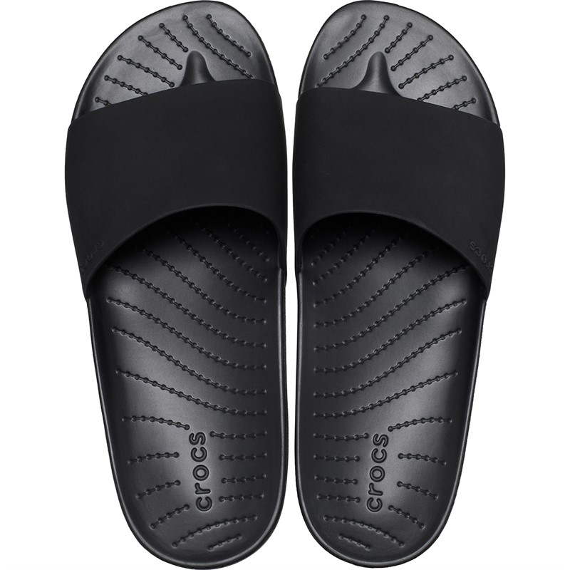 Crocs best sale slides black