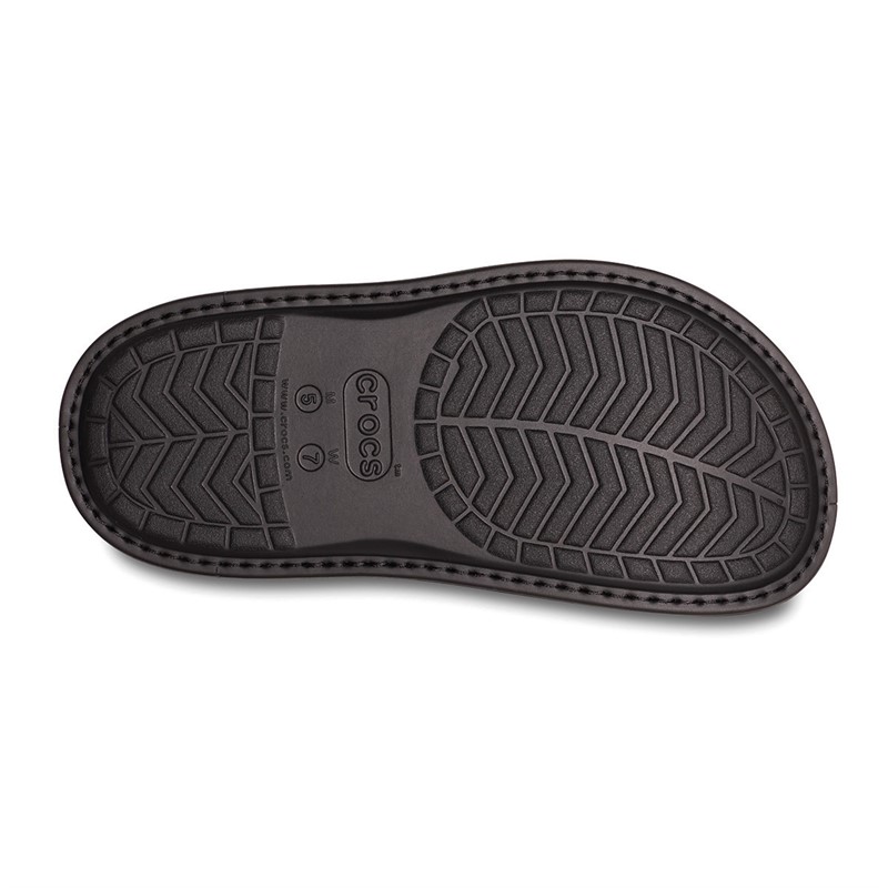 Crocs Klassieke Omkeerbare Slippers Zwart/Zwart