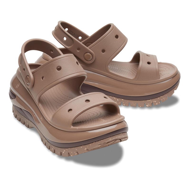 Crocs Mega Crush Sandalen Latte voor dames