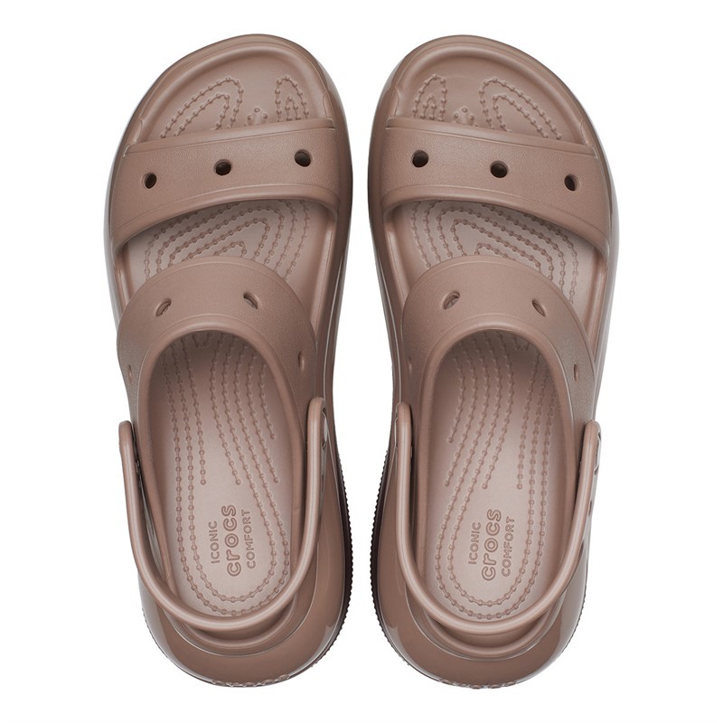 Crocs Mega Crush Sandalen Latte voor dames