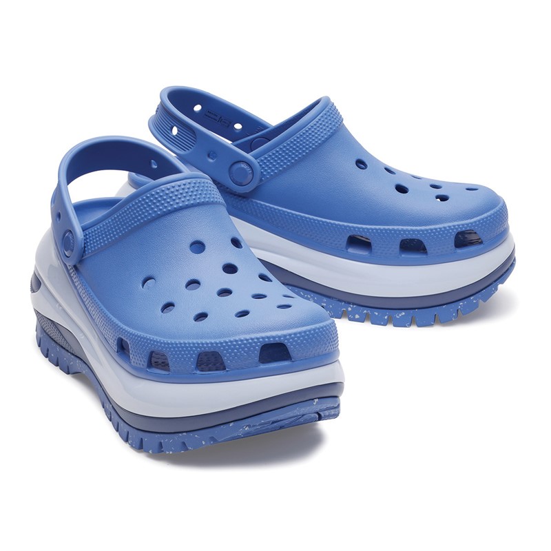 Crocs Mega Crush Clogs Blauw