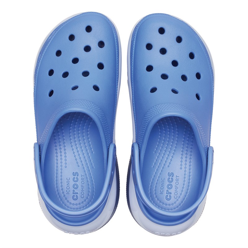 Crocs Mega Crush Clogs Blauw