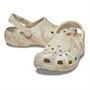 Crocs Klassische Marmor Clogs Knochen/Mehrfarbig