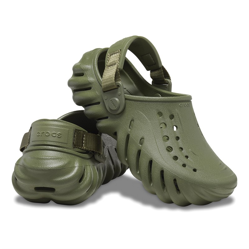 Crocs Jongens Echo Klompen Army Groen