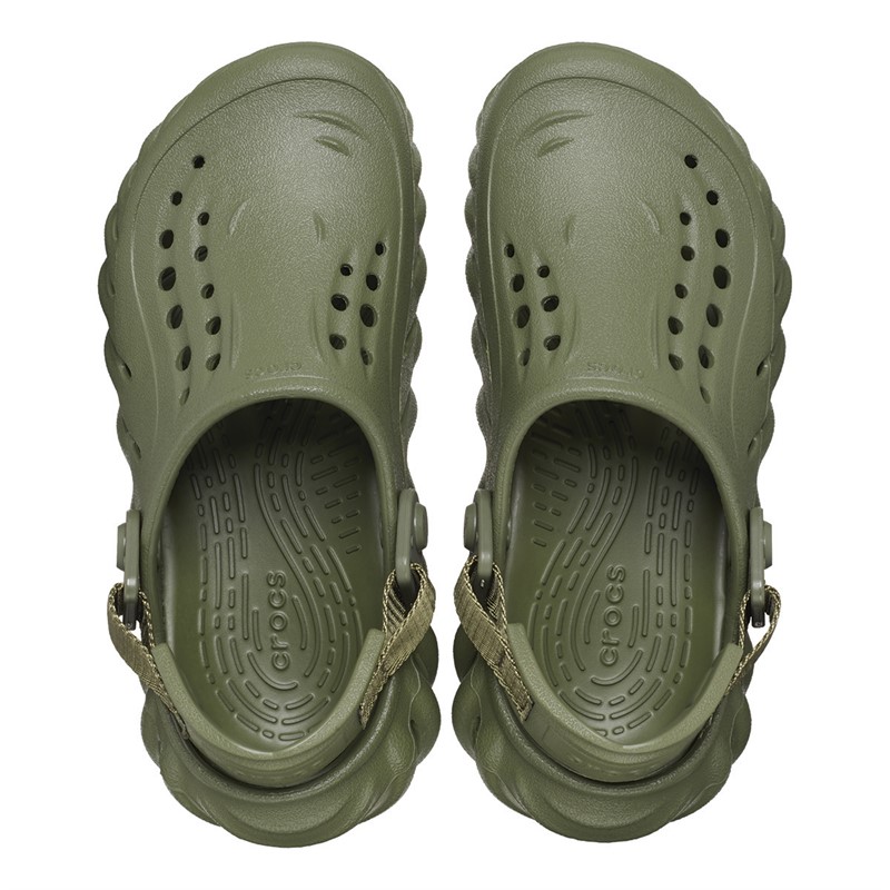 Crocs Jongens Echo Klompen Army Groen