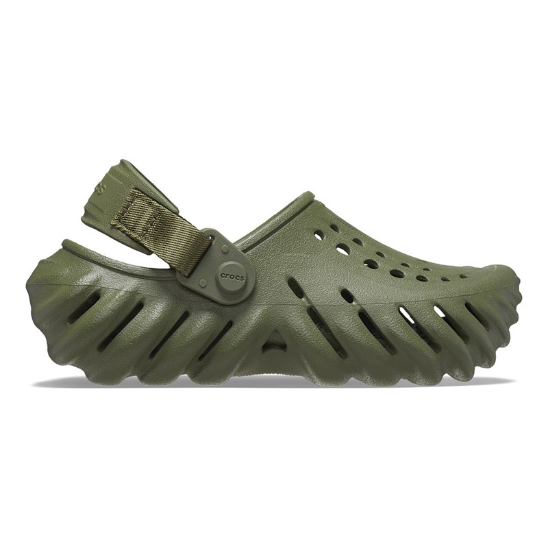 Crocs Jongens Echo Klompen Army Groen